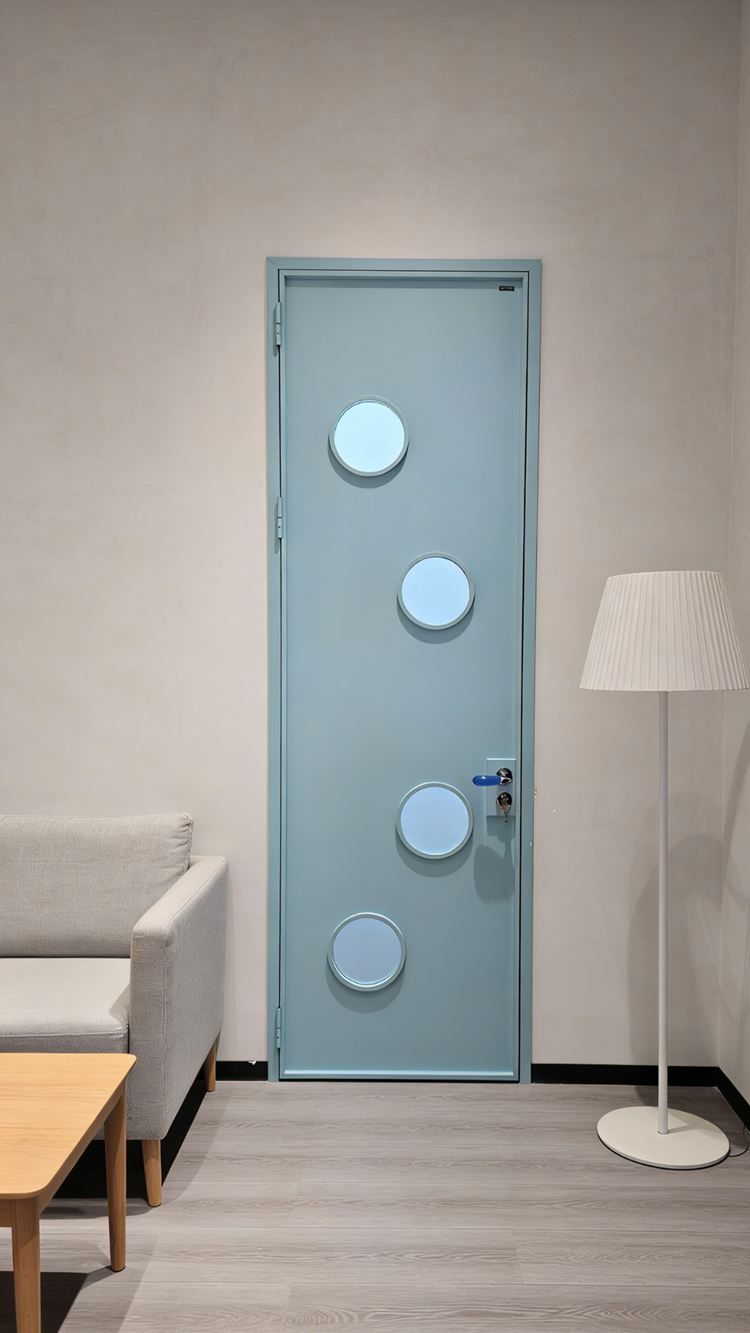 色彩平開(kāi)門