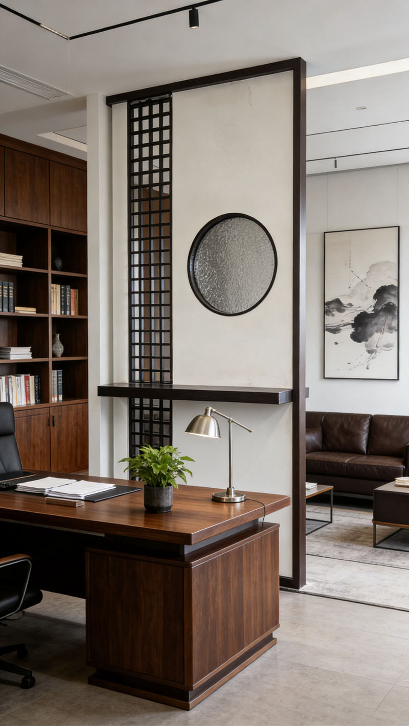 透明園玻璃屏風